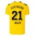 Billige Borussia Dortmund Donyell Malen #21 Tredjetrøye 2022-23 Kortermet